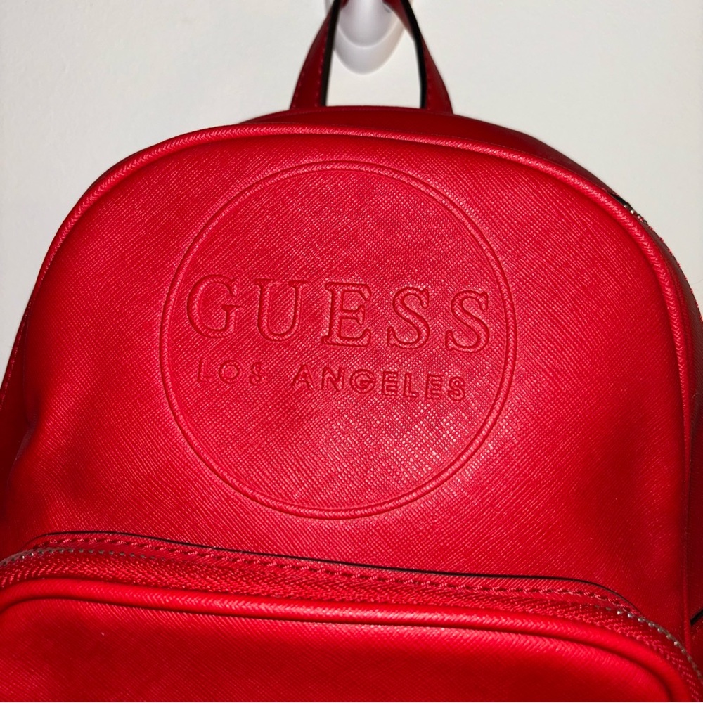 GUESS Red Women's Backpack - Picture 2 of 10